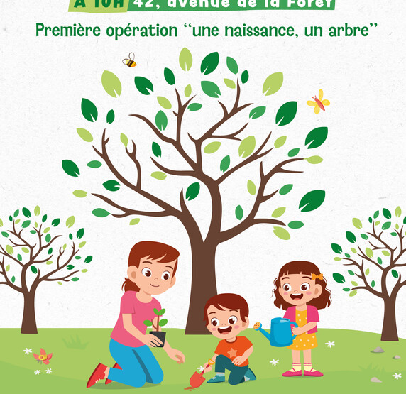 Première opération "une naissance, un arbre"