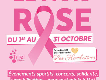 "Le mois rose" : la Ville de Triel se mobilise contre le cancer du sein 